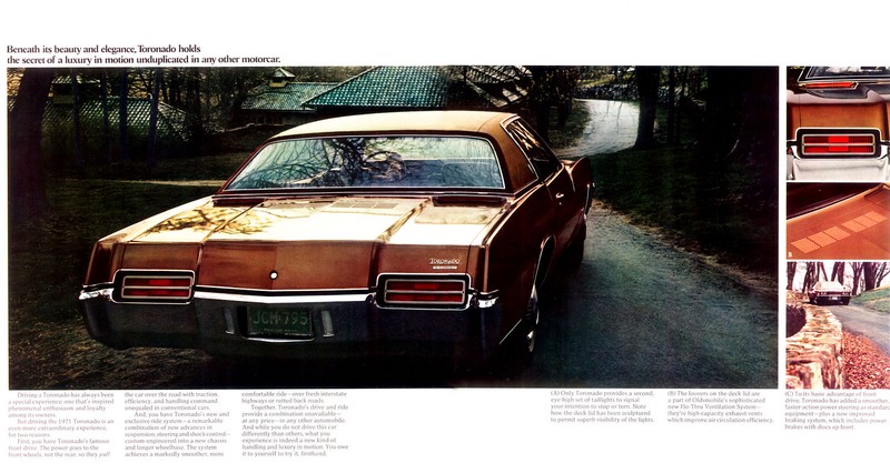1971 Oldsmobile Toronado Brochure Page 2